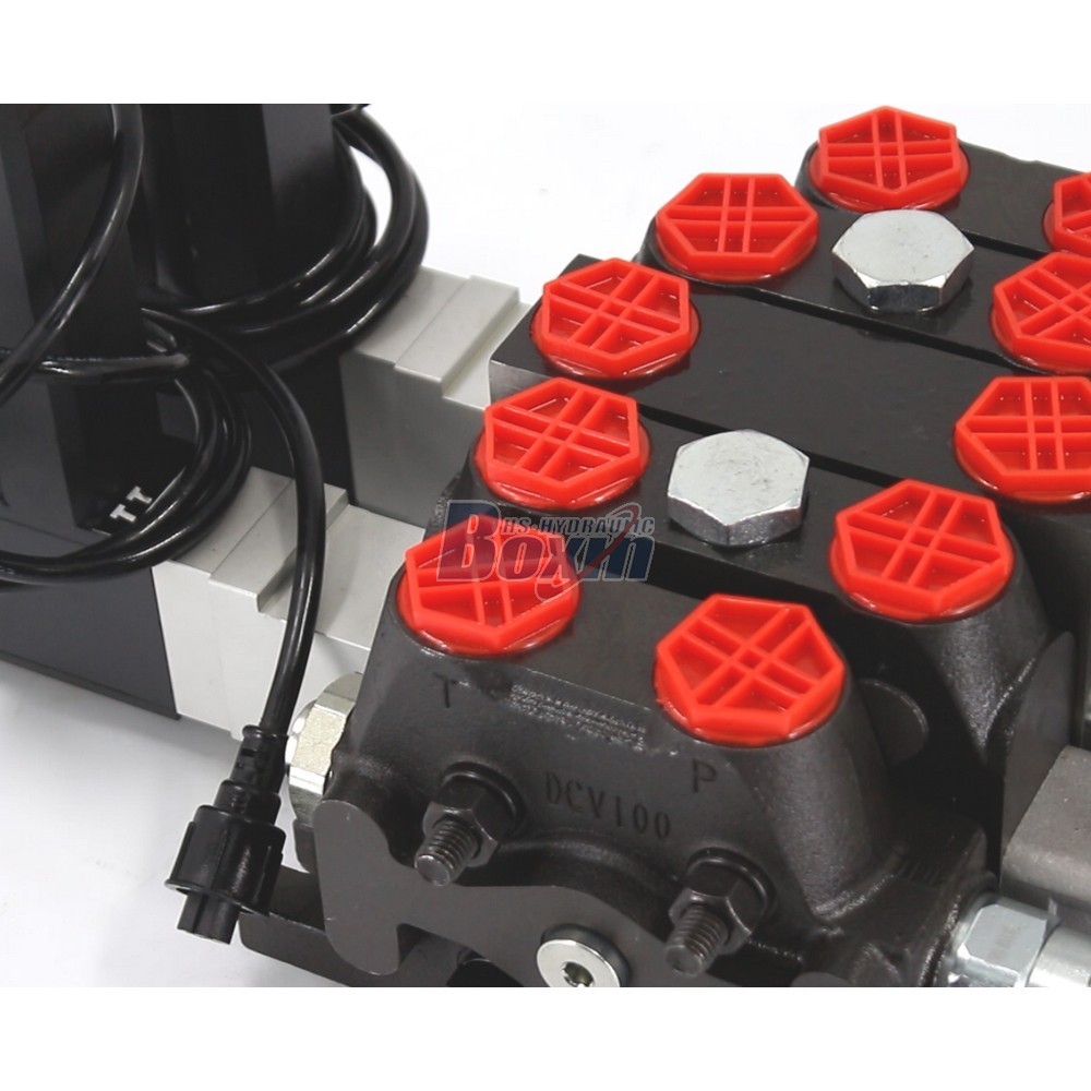 DCV100 Electric Motor 2 Spool Sectional Directional Valve detail image